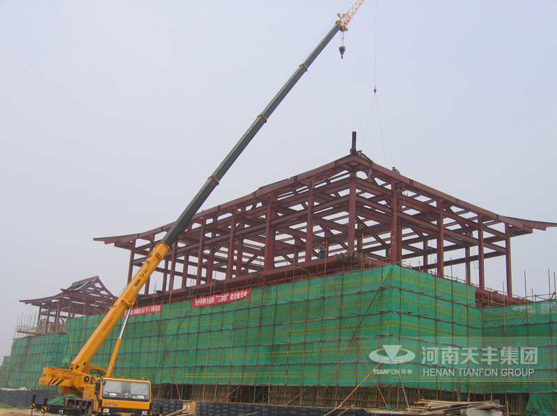 洛陽(yáng)隋唐定鼎門(mén)建設(shè)中
